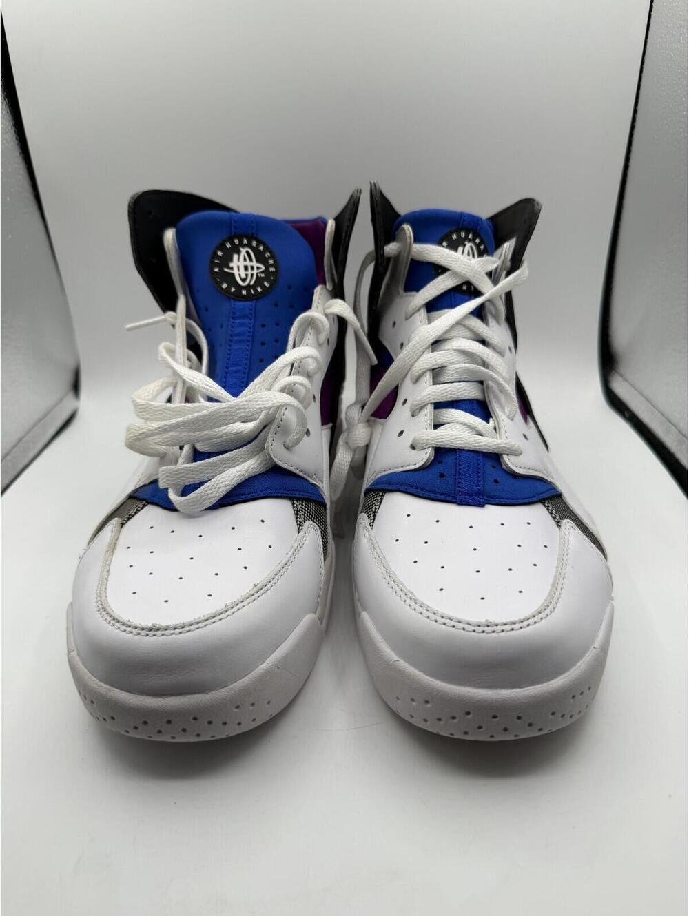 Nike Air Flight Huarache White Blue Mens Size 12 Damaged box - Picture 3 of 9